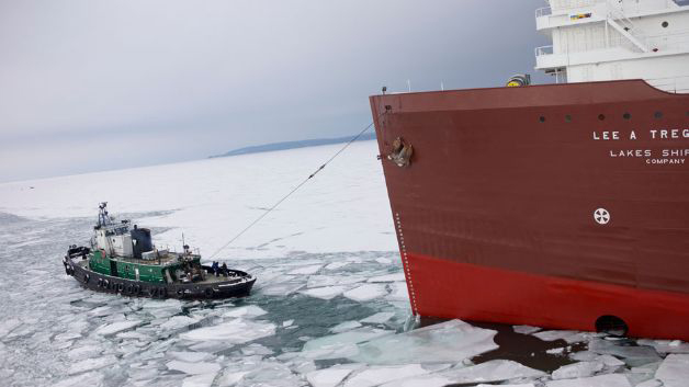A tugboat