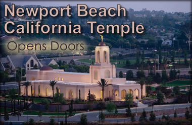 Newport Beach California Temple Opens Doors